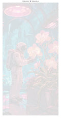 Thumbnail for Numbered canvas - Astronaut with Orchids 80x160cm