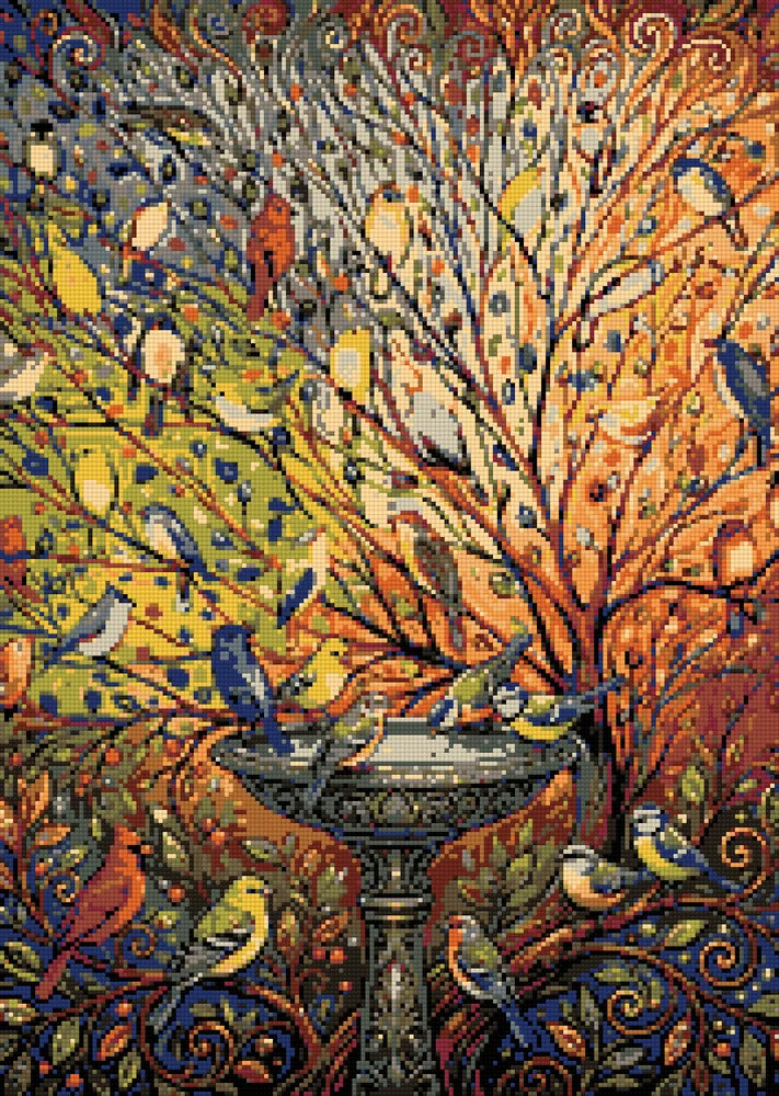 Diamantmönster för At the Birdbath