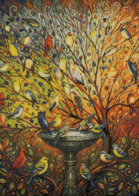 Thumbnail for Diamond painting - At the Birdbath