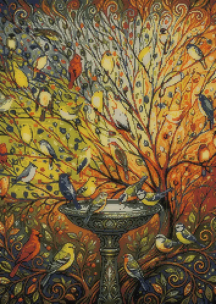Diamond painting - At the Birdbath