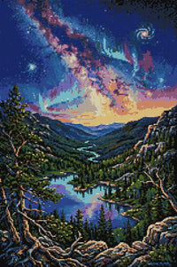 Thumbnail for Diamond pattern - Aurora Lake