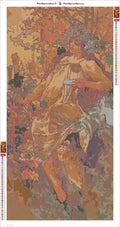 Thumbnail for Autumn Automne diamond painting adhesive canvas 40x80cm