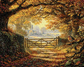 Miniatyrbild: Diamantmönster för Autumn Gate