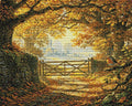 Thumbnail for Diamond Pattern - Autumn Gate