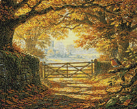 Thumbnail for Diamond Pattern - Autumn Gate