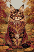 Thumbnail for Diamond Pattern - Autumn Maine Coon