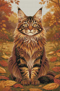 Thumbnail for Diamond Pattern - Autumn Maine Coon