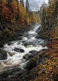 Miniatyrbild: Diamantmönster för Autumn River Rocks
