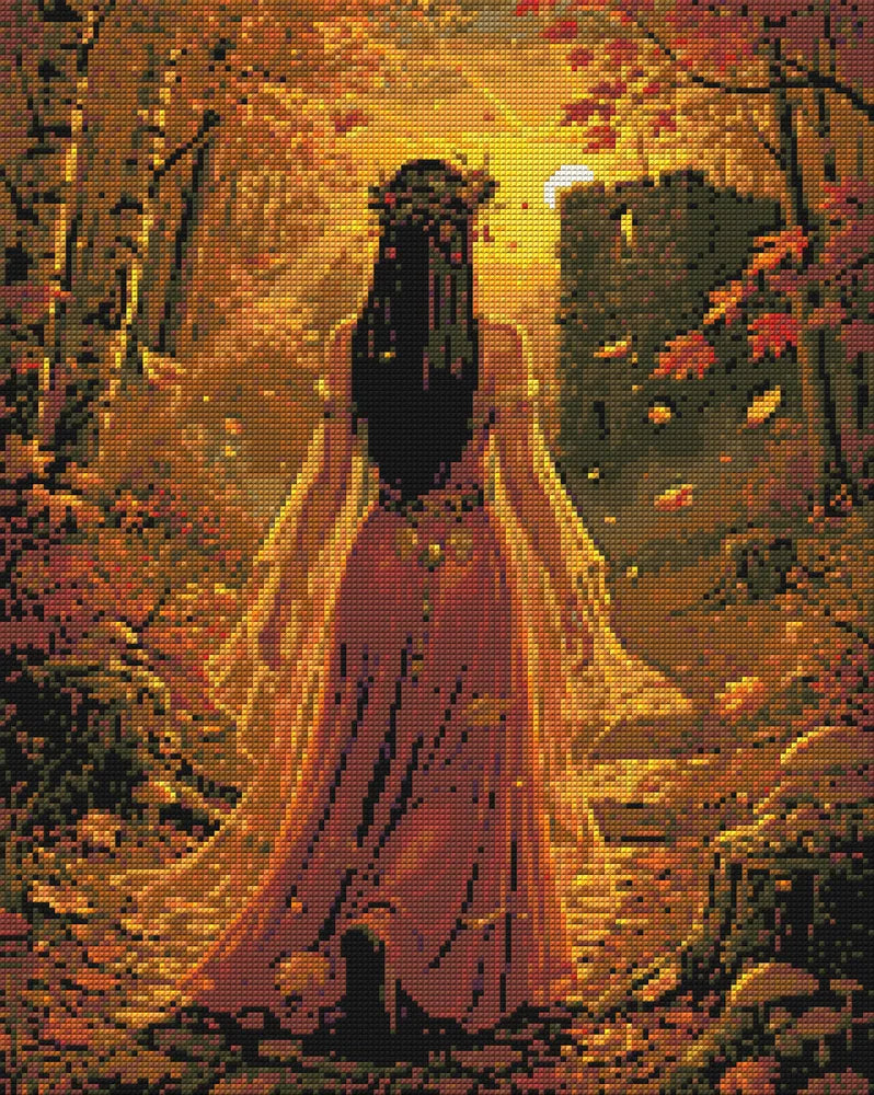 Diamond Pattern - Autumn Walk