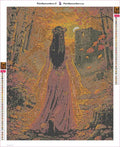 Thumbnail for Autumn Walk diamond painting adhesive canvas 40x50cm
