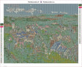 Thumbnail for Diamond painting adhesive canvas preview - Auvers Panoramic View