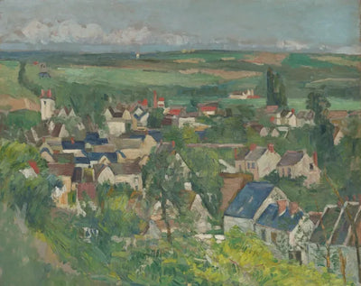 Auvers Panoramic View diamond painting - Paul Cezanne
