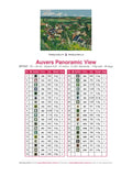 Thumbnail for DMC color chart for Auvers Panoramic View diamond painting - 37 colors