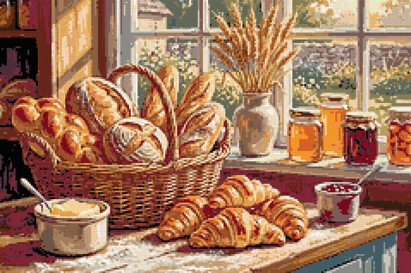 Diamantmönster för Bakery Still Life