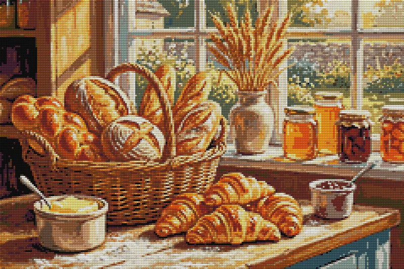 Diamond pattern - Bakery Still Life