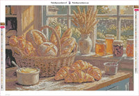 Thumbnail for Bakery Still Life diamond painting adhesive canvas 60x40cm
