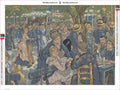 Thumbnail for Bal Du Moulin De La Galette diamond painting adhesive canvas 55x40cm