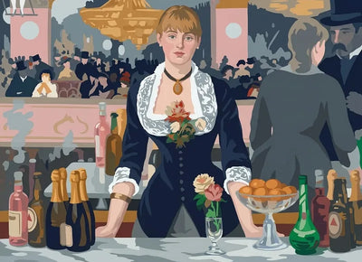 A Bar At The Folies Bergere diamond painting - Manet