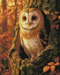 Thumbnail for Diamond pattern - Barn Owl in Autumn