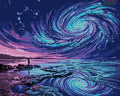 Thumbnail for Diamond painting pattern chart - Beach Under Stars