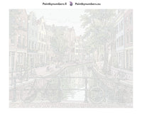 Thumbnail for Numbered canvas - Bicycles by Canal 50x40cm
