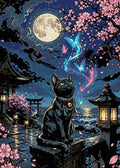 Miniatyrbild: Diamantmönster för Black Cat, Full Moon