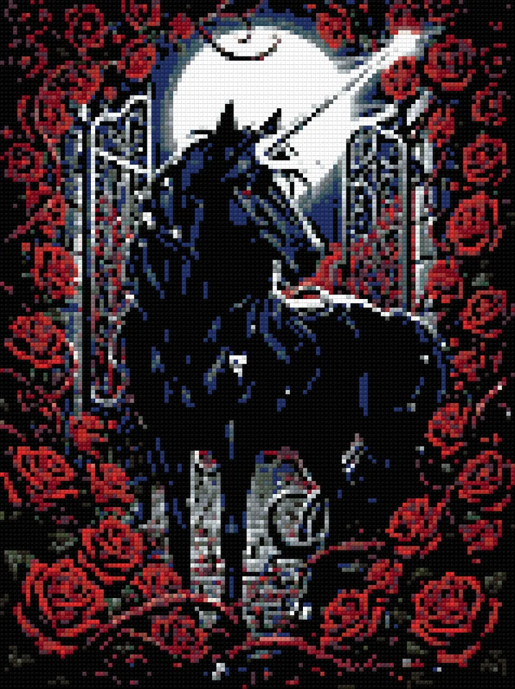 Diamantmönster för Black Unicorn