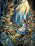 Miniatyrbild: Diamantmönster för Blue Dress Girl
