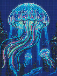 Thumbnail for Diamond pattern - Blue Jellyfish