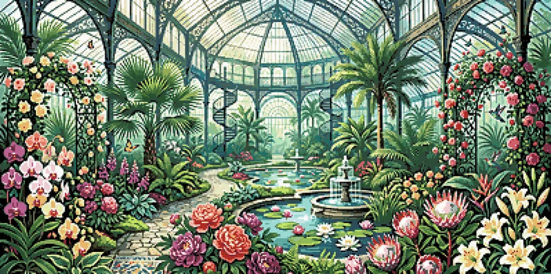 Diamantmönster för Botanical Garden