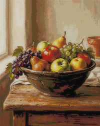 Thumbnail for Diamond painting pattern – Bowl of Fruit