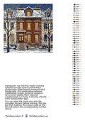 Thumbnail for Color chart and instructions - Brick House in Winter 50x50cm