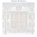 Thumbnail for Numbered canvas - Brick House in Winter 50x50cm
