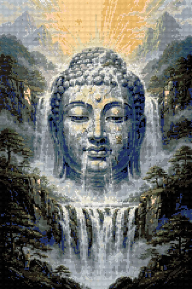 Diamond Pattern - Buddha Waterfall