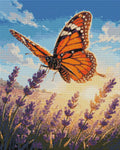 Thumbnail for Diamond pattern - Butterfly on Lavender