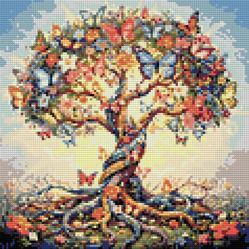 Diamond Pattern - Butterfly Tree