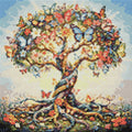 Thumbnail for Diamond Pattern - Butterfly Tree