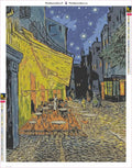 Thumbnail for Cafe Terrace At Night diamond painting adhesive canvas 50x65cm