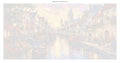 Thumbnail for Numbered canvas - Canal Bridge at Sunset 120x60cm