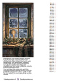 Thumbnail for Paint color chart and instructions - Candle and Scarf at Winter Window 40x70cm