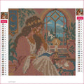 Thumbnail for Diamond painting adhesive canvas preview - Candle beside the Sacred Window