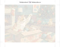 Thumbnail for Paint by numbers numbered canvas - Cat with Christmas Ornaments 40x30cm