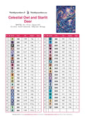 Thumbnail for DMC color chart for Celestial Owl and Starlit Deer diamond painting - 45 colors