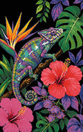 Miniatyrbild: Diamantmönster för Chameleon on Branch