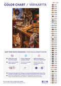 Thumbnail for Paint color chart and instructions - Christmas Baking Day 40x60cm