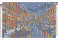Thumbnail for Diamond painting adhesive canvas preview - Christmas Eve above the Canal