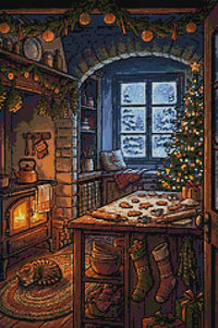 Thumbnail for Diamond pattern - Christmas Kitchen
