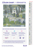 Miniatyrbild: Färgkarta och instruktioner för Church in Cassone