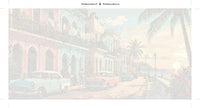 Thumbnail for Numbered canvas - Classic Cars on Havana Street 80x40cm