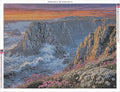 Thumbnail for Coastal Cliffs at Sunset diamond painting adhesive canvas 80x60cm
